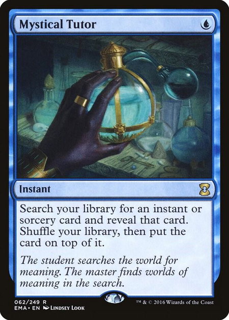Mystical Tutor - Eternal Masters Magic: The Gathering trading card
