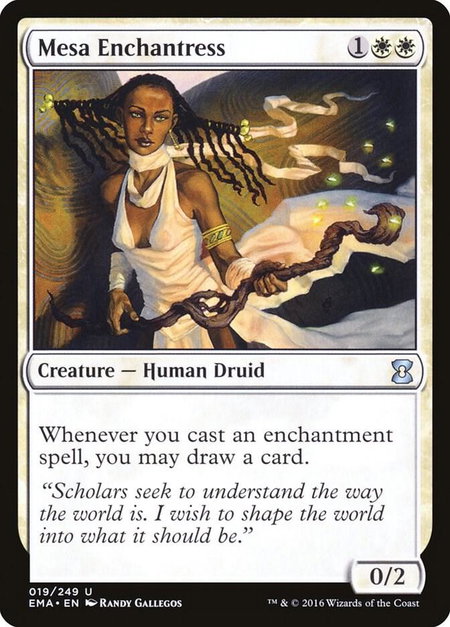 Mesa Enchantress - Eternal Masters Magic: The Gathering trading card