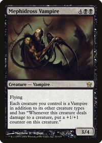 Mephidross Vampire - Fifth Dawn (5DN) #53 - Rare Magic: The Gathering Trading Card