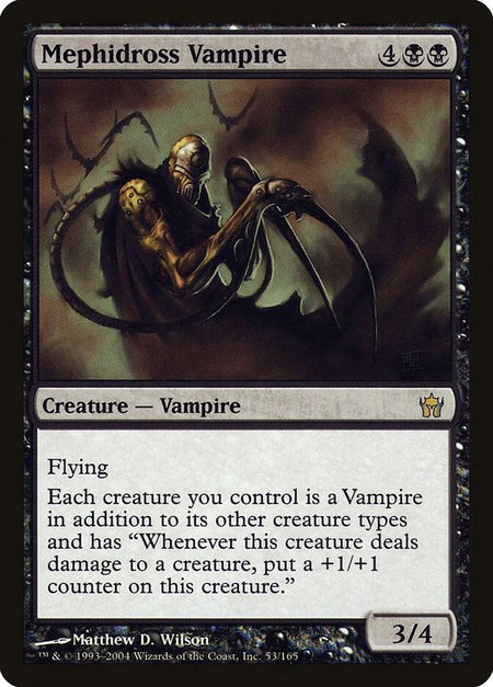 Mephidross Vampire - Fifth Dawn Magic: The Gathering trading card