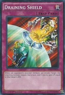 Draining Shield trading card from Starter Deck: Yuya Draining Shield - Starter Deck: Yuya YuGiOh trading card