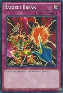 Raigeki Break trading card from Starter Deck: Yuya Raigeki Break - Starter Deck: Yuya YuGiOh trading card