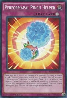 Performapal Pinch Helper trading card from Starter Deck: Yuya Performapal Pinch Helper - Starter Deck: Yuya YuGiOh trading card