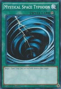 Mystical Space Typhoon - Starter Deck: Yuya (YS16) #YS16-EN025 - Common / Short Print YuGiOh Trading Card