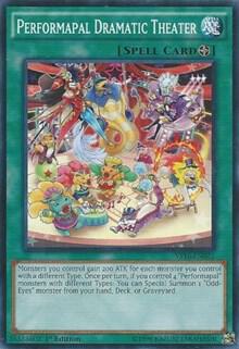 Performapal Dramatic Theater trading card from Starter Deck: Yuya Performapal Dramatic Theater - Starter Deck: Yuya YuGiOh trading card
