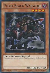 Pitch-Black Warwolf - Starter Deck: Yuya (YS16) #YS16-EN018 - Common / Short Print YuGiOh Trading Card