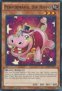 Performapal Hip Hippo trading card from Starter Deck: Yuya Performapal Hip Hippo - Starter Deck: Yuya YuGiOh trading card