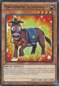 Performapal Secondonkey - Starter Deck: Yuya (YS16) #YS16-EN012 - Common / Short Print YuGiOh Trading Card