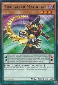 Timegazer Magician - Starter Deck: Yuya (YS16) #YS16-EN010 - Common / Short Print YuGiOh Trading Card