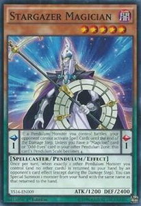 Stargazer Magician - Starter Deck: Yuya (YS16) #YS16-EN009 - Common / Short Print YuGiOh Trading Card