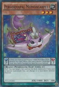 Performapal Momoncarpet - Starter Deck: Yuya (YS16) #YS16-EN004 - Super Rare YuGiOh Trading Card