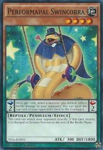 Performapal Swincobra - Starter Deck: Yuya (YS16) #YS16-EN003 - Common / Short Print YuGiOh Trading Card