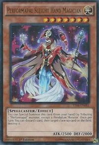 Performapal Sleight Hand Magician - Starter Deck: Yuya (YS16) #YS16-EN001 - Ultra Rare YuGiOh Trading Card