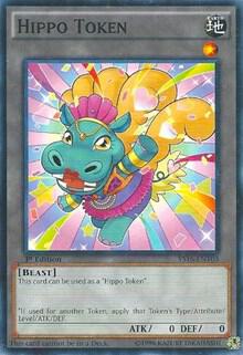 Token: Hippo (Blue) trading card from Starter Deck: Yuya Token: Hippo (Blue) - Starter Deck: Yuya YuGiOh trading card