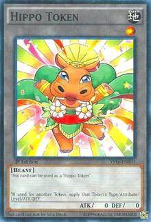 Token: Hippo (Orange) - Starter Deck: Yuya YuGiOh trading card