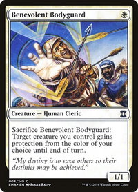 Benevolent Bodyguard - Eternal Masters (EMA) #4 - Common Magic: The Gathering Trading Card