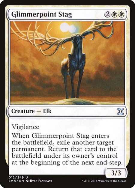Glimmerpoint Stag - Eternal Masters Magic: The Gathering trading card