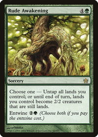 Rude Awakening - Fifth Dawn (5DN) #92 - Rare Magic: The Gathering Trading Card