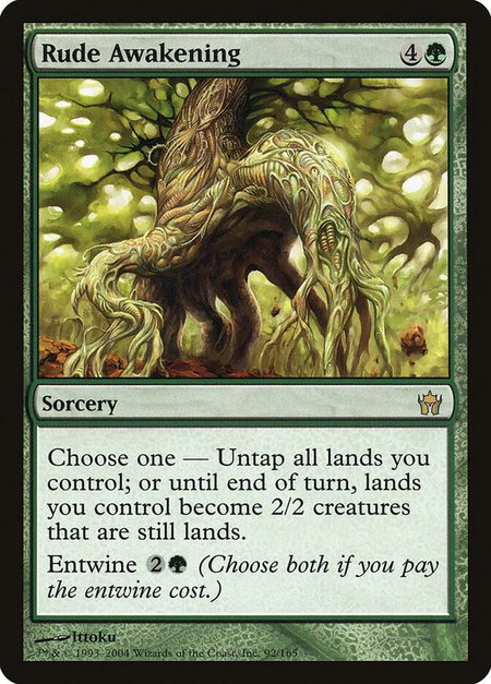 Rude Awakening - Fifth Dawn Magic: The Gathering trading card