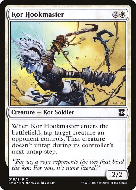 Kor Hookmaster - Eternal Masters Magic: The Gathering trading card