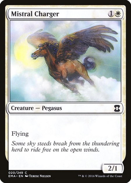 Mistral Charger - Eternal Masters Magic: The Gathering trading card