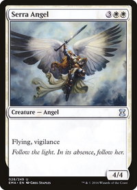 Serra Angel - Eternal Masters (EMA) #28 - Uncommon Magic: The Gathering Trading Card