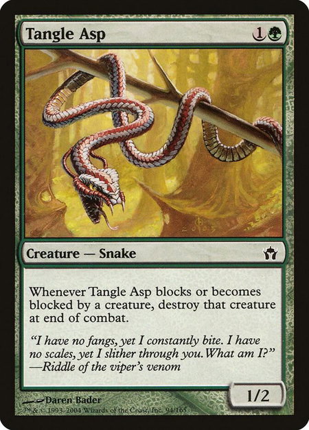 Tangle Asp - Fifth Dawn Magic: The Gathering trading card