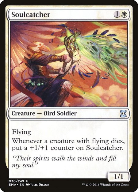 Soulcatcher trading card from Eternal Masters Soulcatcher - Eternal Masters Magic: The Gathering trading card