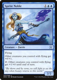 Sprite Noble - Eternal Masters (EMA) #73 - Uncommon Magic: The Gathering Trading Card