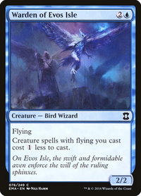 Warden of Evos Isle - Eternal Masters (EMA) #76 - Common Magic: The Gathering Trading Card