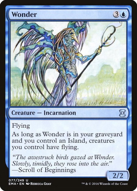 Wonder - Eternal Masters Magic: The Gathering trading card