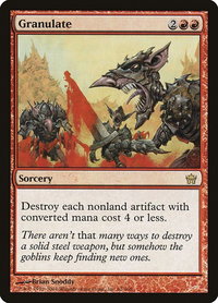 Granulate - Fifth Dawn (5DN) #67 - Rare Magic: The Gathering Trading Card