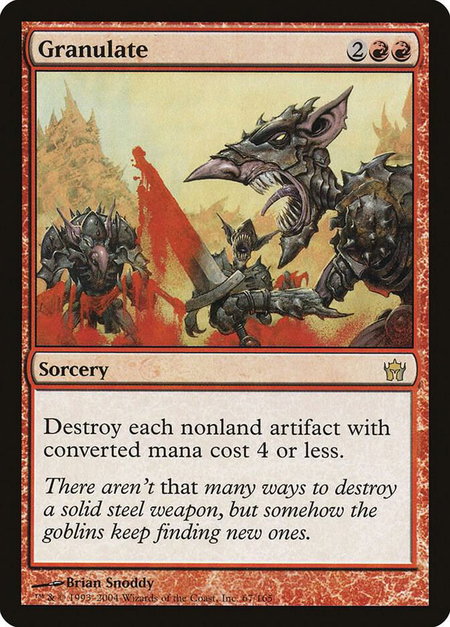 Granulate - Fifth Dawn Magic: The Gathering trading card