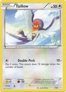 Taillow - XY Trainer Kit: Pikachu Libre & Suicune (PR) #7/30 - Common Pokémon Trading Card