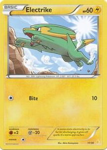 Electrike (28) - XY Trainer Kit: Pikachu Libre & Suicune (PR) #28/30 - Common Pokémon Trading Card