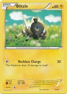 Blitzle (26) - XY Trainer Kit: Pikachu Libre & Suicune (PR) #26/30 - Common Pokémon Trading Card