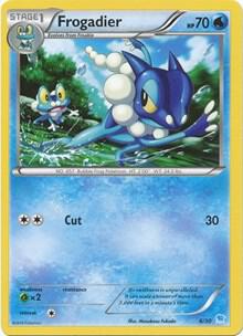 Frogadier (21) trading card from XY Trainer Kit: Pikachu Libre & Suicune Frogadier (21) - XY Trainer Kit: Pikachu Libre & Suicune Pokémon trading card