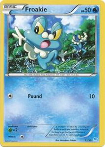 Froakie (11) - XY Trainer Kit: Pikachu Libre & Suicune (PR) #11/30 - Common Pokémon Trading Card