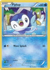Piplup - XY Trainer Kit: Pikachu Libre & Suicune (PR) #16/30 - Common Pokémon Trading Card