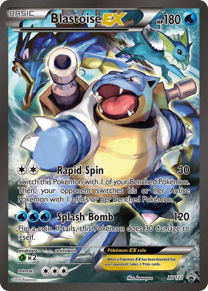 Blastoise EX - XY122 - XY Promos Pokémon trading card