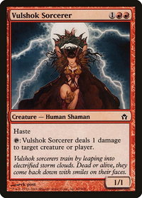 Vulshok Sorcerer - Fifth Dawn (5DN) #80 - Common Magic: The Gathering Trading Card