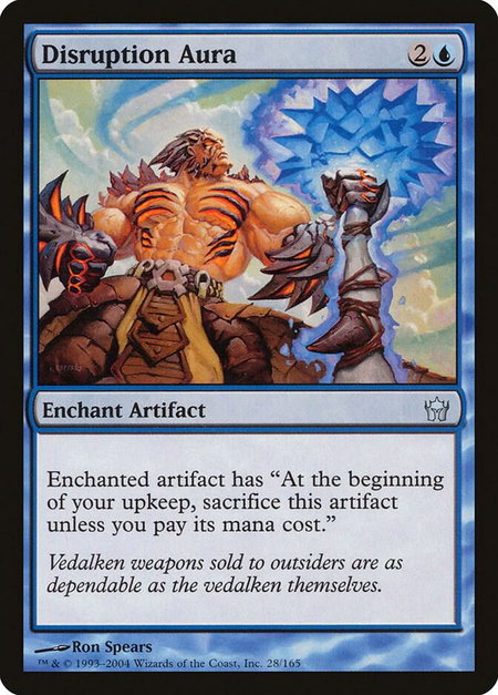 Disruption Aura - Fifth Dawn Magic: The Gathering trading card