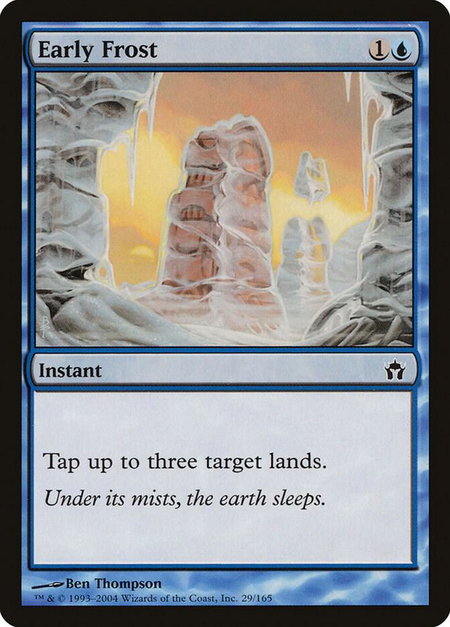 Early Frost - Fifth Dawn Magic: The Gathering trading card