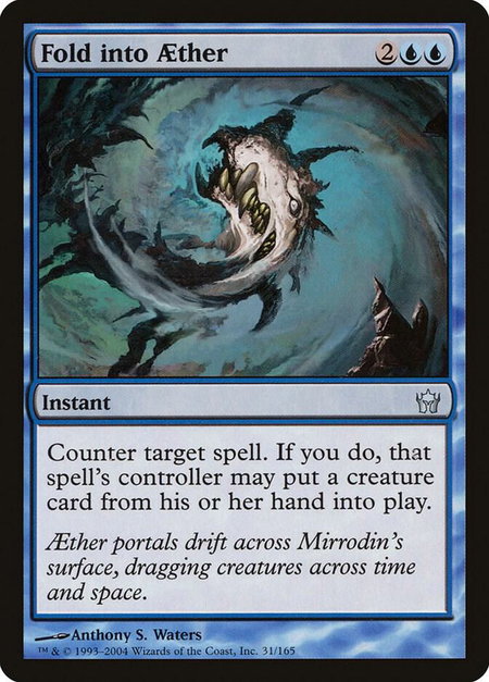 Fold into Aether trading card from Fifth Dawn Fold into Aether - Fifth Dawn Magic: The Gathering trading card