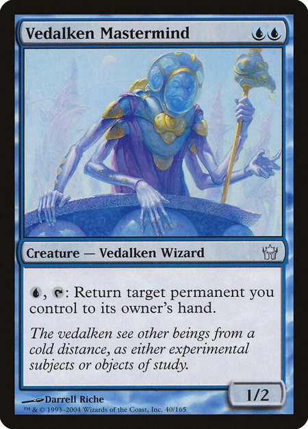 Vedalken Mastermind - Fifth Dawn Magic: The Gathering trading card