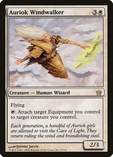 Auriok Windwalker - Fifth Dawn Magic: The Gathering trading card