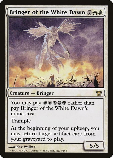 Bringer of the White Dawn - Fifth Dawn Magic: The Gathering trading card