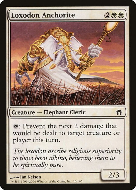 Loxodon Anchorite - Fifth Dawn Magic: The Gathering trading card