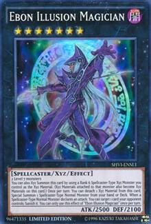 Ebon Illusion Magician - Shining Victories YuGiOh trading card