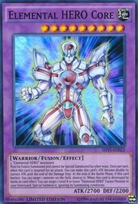 Elemental HERO Core - Shining Victories (SHVI) #SHVI-ENSE2 - Super Rare YuGiOh Trading Card
